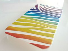 uv平板打印機(jī)如何打印手機(jī)殼浮雕效果？